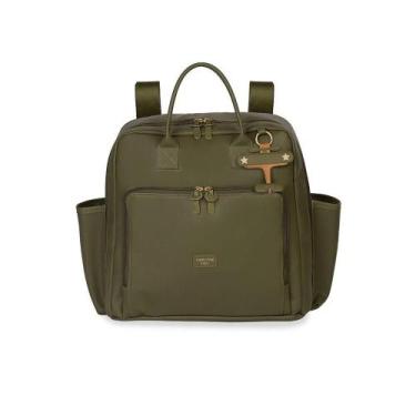 Imagem de Mochila de Maternidade Vintage MasterBag Avião Verde Oliva, Verde