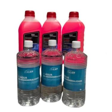 Imagem de Kit Troca Aditivo Delphi Rl 10008 + Agua Radiador Fiat Argo 2018 2019 