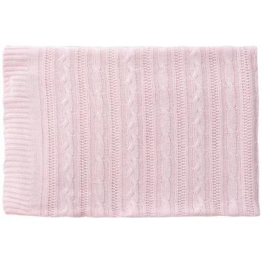 Imagem de Manta de Bebê Tricot Lauren Rosa - AIME