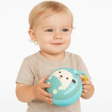 Imagem de Porta Lanche Infantil Antivazamento Skip Hop Bebê, Verde-claro
