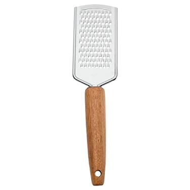 Imagem de Mimo Style Ralador, Prático Para Ralar Queijo, Casca de Limão, Gengibre, Coco, Produto Leve, Prático e Fácil de Manusear, Material Inox Com Cabo de Madeira