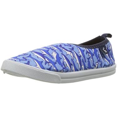 Imagem de Joules Tênis aquático unissex para bebês Jnrpebble, Shark Dive Stripe, 10 Medium US Infant