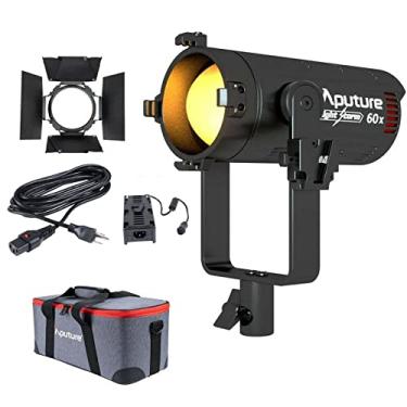 Imagem de Aputure Light Storm 60x LED Video Light, 60W Bicolor (2700~6500K) CRI/TLCI: 95, Controle de Aplicativo de Suporte, Iluminação Embutida FX, Luz de Montagem Bowens Ajustável para Fotografia, Tiro ao A