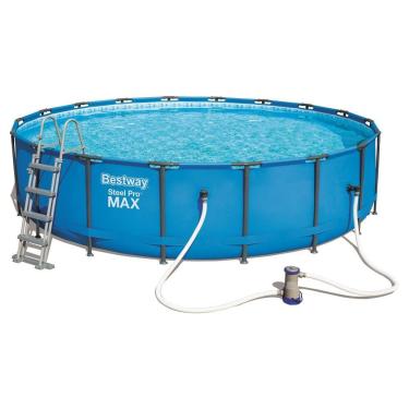 Imagem de Piscina Estrutural Steel Pro Max com Filtro e Acessórios 23062L 220V Azul