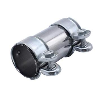 Imagem de Conector de tubo de exaustão braçadeira dupla braçadeira de tubo de escape Ø 55 mm x 125 mm