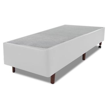 Imagem de Base Para Box Sommier Solteiro 88x188x36cm Courvin Branco