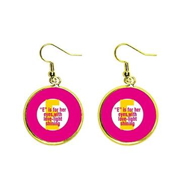 Imagem de Mother Loves Light Great Art Déco Presente Moda Orelha Pendente Dourado Brinco Joia Mulher, metal