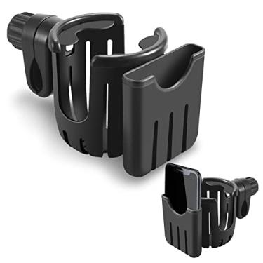 Imagem de Porta-copos para Walker,360 Graus Universal Rotação Carrinho de Copo Organizador | Suporte de copo para carrinho de criança Suporte de garrafa para carrinho de criança, bicicleta, cadeira de Aocate
