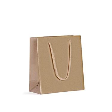 Imagem de Sacola Papel 13x14x6cm 1058 Kraft Natural 10 unidades