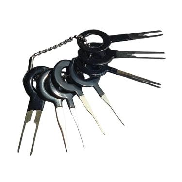 Imagem de ＫＬＫＣＭＳ Kit de ferramentas de remoção de terminal 8x, kit ejetor de terminal, pino conector de crimpagem de fiação elétrica automática, conjunto de