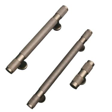 Imagem de Puxadores de móveis dourados moderno cinza guarda-roupa armário gaveta caixa de sapato barra de vinho puxa botões, ab38