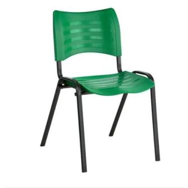 Imagem de Cadeira Empilhável Fixa para Escritório Cor Verde - Masticmol - 2003 -