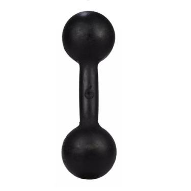 Imagem de Halter Bola 06kg Pintado Preto Ferro Fundido Academia Musculação - Alt