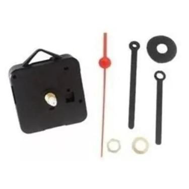 Imagem de Máquina Relógio Parede Quartz Tic-tac 17mm Com Ponteiros - AGV Criaçõe