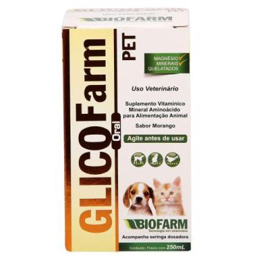 Imagem de Suplemento Glicofarm Pet Biofarm 250ml
