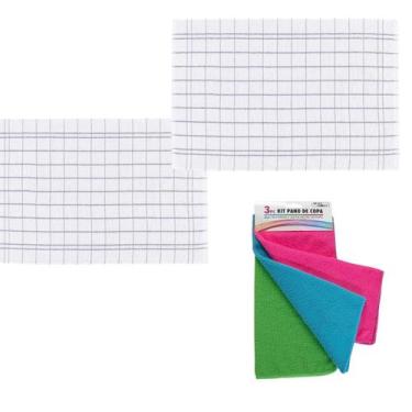 Imagem de Kit 5un Panos de Copa - Jolitex Ternille