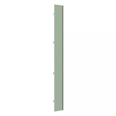 Imagem de Porta para Closet Individual 25cm com Puxador Perfil Champagne Luciane