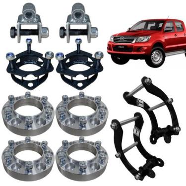 Imagem de Hilux /2015 Kit Lift Completo Jumelo 4 Espaçador Rodas 38mm - Borfix