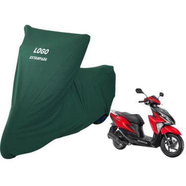 Imagem de Capa Para Moto Honda Elite 125 Com Logo - Mz, Verde