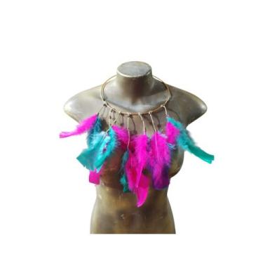 Imagem de Kit Gargantilha C/ Bracelete P/ Braço Ou Perna Carnaval - USINA DE ART