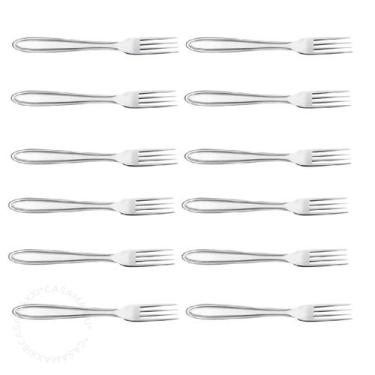 Imagem de Conjunto 12 Garfos Sobremesa Inox Resistente Venice
