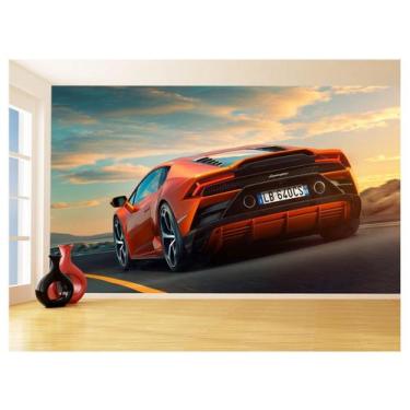 Imagem de Papel De Parede Carro Lamborghini V10 Huracan 3,5M Car198 - Você Decor