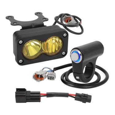 Imagem de Kit de farol Dirtbike para Sur-Ron Segway X260 Talaria Sting R MX4 lente PC motocicleta barra de luz amarela farol LED