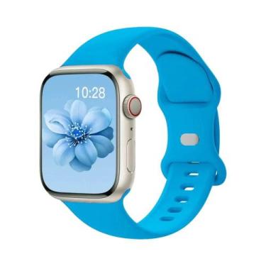 Imagem de Pulseira De Silicone De 45mm 44mm 40mm 41mm 49mm 38mm 42mm Para Apple 