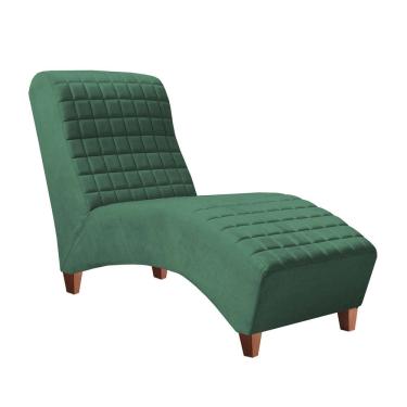 Imagem de Divã Longue Chaise Pés Madeira Freud Zari
