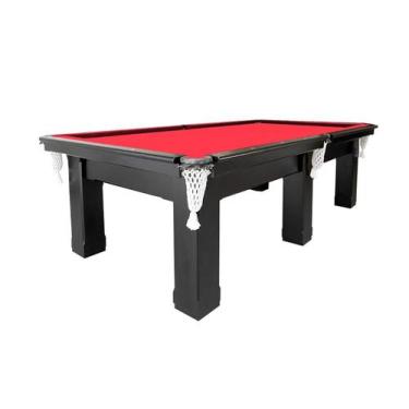Imagem de Mesa de Sinuca Oficial - 2,83x1,55 - Nelson Bilhares, Vermelho