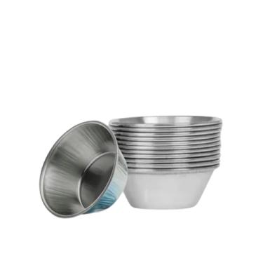 Imagem de Conjunto de Formas Para Empadinhas 12 Unidades Número 3 Em Aço Flandres Lisa