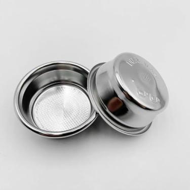 Imagem de Filtro de cesta de café pressurizado de camada dupla de 54 mm, filtro de máquina expresso de aço inoxidável compatível com Breville 820/840/870/875/878/879/880/450/550/Solis 1170/1019/980.09