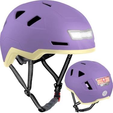 Imagem de XNITO Capacetes infantis de bicicleta para meninos e meninas | Ajuste de cabeça de 51 a 54 cm de circunferência | Certificação dupla CPSC e NTA-8776 | Capacetes multiesportivos com luzes LED, fivela