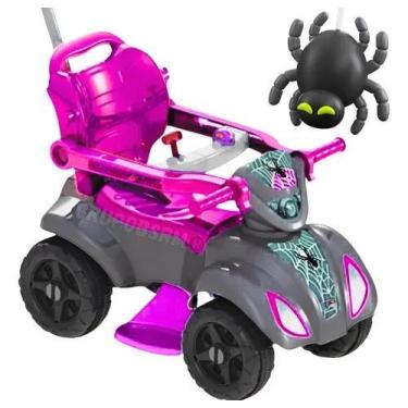 Imagem de Carrinho De Passeio criança Quadriciclo Infantil Com haste Empurrador 