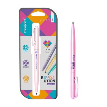 Imagem de LAPIS GRAFITE REVOLUTION RETRATIL METALLIC ROSE HB NEWPEN