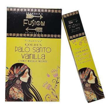Imagem de Incenso Massala Fusion Vijayshree Palo Santo Baunilha 12 Caixas
