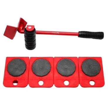 Imagem de Aparelho Movedor Móveis Fácil Levantador Materiais Pesados Kit 5 Peças Sliders