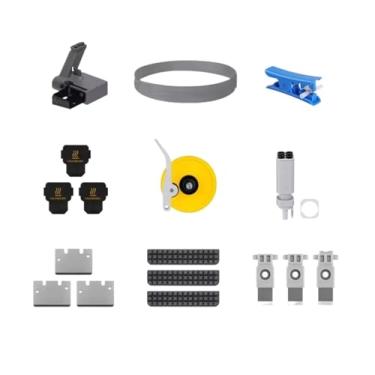 Imagem de Compatível com o kit de manutenção Bambu Lab A1 - Capa de silicone para hotend, cortador de filamento, tubo de PTFE e acessórios raspadores.(Bundle Sale)