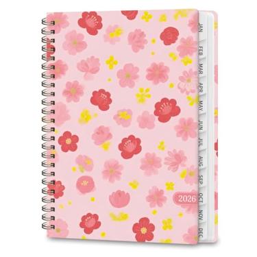 Imagem de Agenda 2026, agenda acadêmica, acessórios de mesa para casa, escritório e material escolar – A5 (15 x 21 cm)