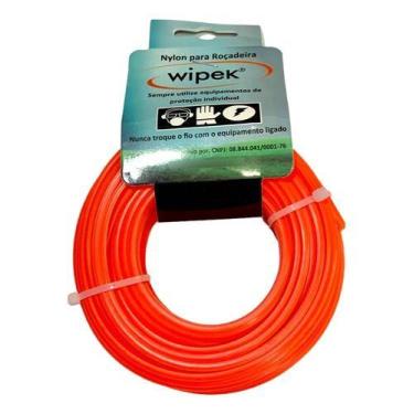 Imagem de Fio Roçadeira Nylon 100% Virgem 3mm Quadrado Rolo 15 metros - Import