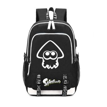 Imagem de Mochila escolar infantil Splatons, impressa em 3D, Oxford, 30x15x44cm
