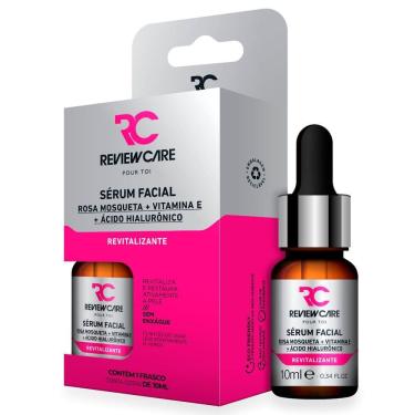 Imagem de Sérum Facial Review Care Revitalizante Rosa Mosqueta Vitamina E e Acido Hialurônico 10ml