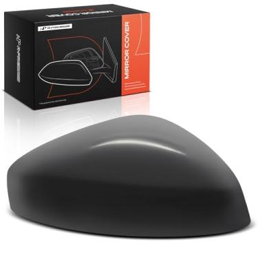 Imagem de A-Premium Tampa do espelho retrovisor do lado do passageiro - compatível com Honda Civic 2022 2023 2024 2025 - preto liso, sem furo de seta