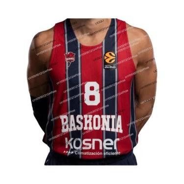 Imagem de Camisa De Basquete Masculina Espanha Baskonia 25/26 Kit Especial Para 