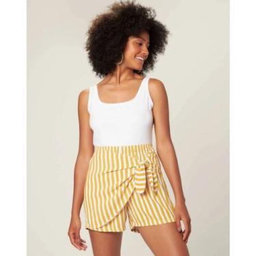 Imagem de Blusa Regata Básica Meia Malha Feminina Malwee Ref. 04494, Branco, P