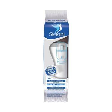 Imagem de Vela para filtro de barro carvao ativado tripla ação prata stefani 