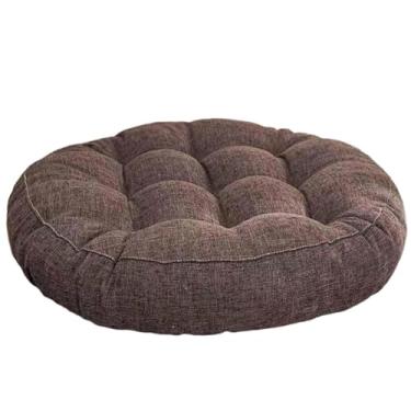 Imagem de Yadlan Almofada de assento redonda almofada de cadeira confortável, almofada de chão almofada de assento para sala de jantar sala de estar sala de estudo, coussin de sièGe De Chaise De Salle à Manger