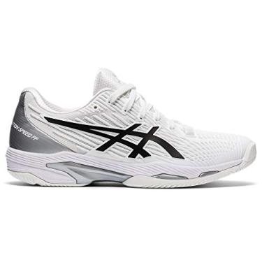 Imagem de ASICS Women's Solution Speed FF 2 Tennis Shoes, 5.5M, White/Black