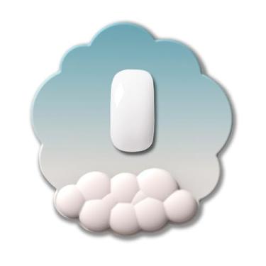 Imagem de DDIOYIUR Mouse pad de gel para descanso de pulso - Mousepad ergonômico de escritório com suporte de pulso, base de poliuretano antiderrapante à prova d'água para alívio da dor, tapete de acessórios de