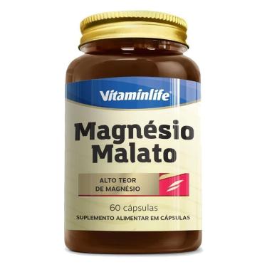 Imagem de Magnésio Malato - 60 Cápsulas - VitaminLife-Unissex